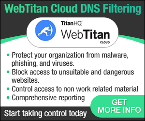 WebTitan cloud DNS filtering