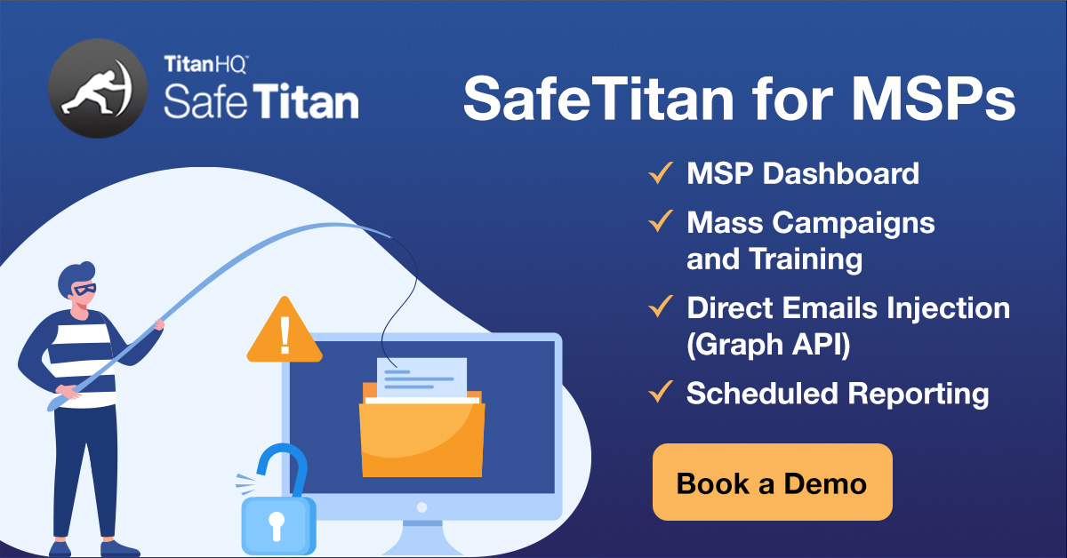 TitanHQ SafeTitan Security Awareness Training for MSPs